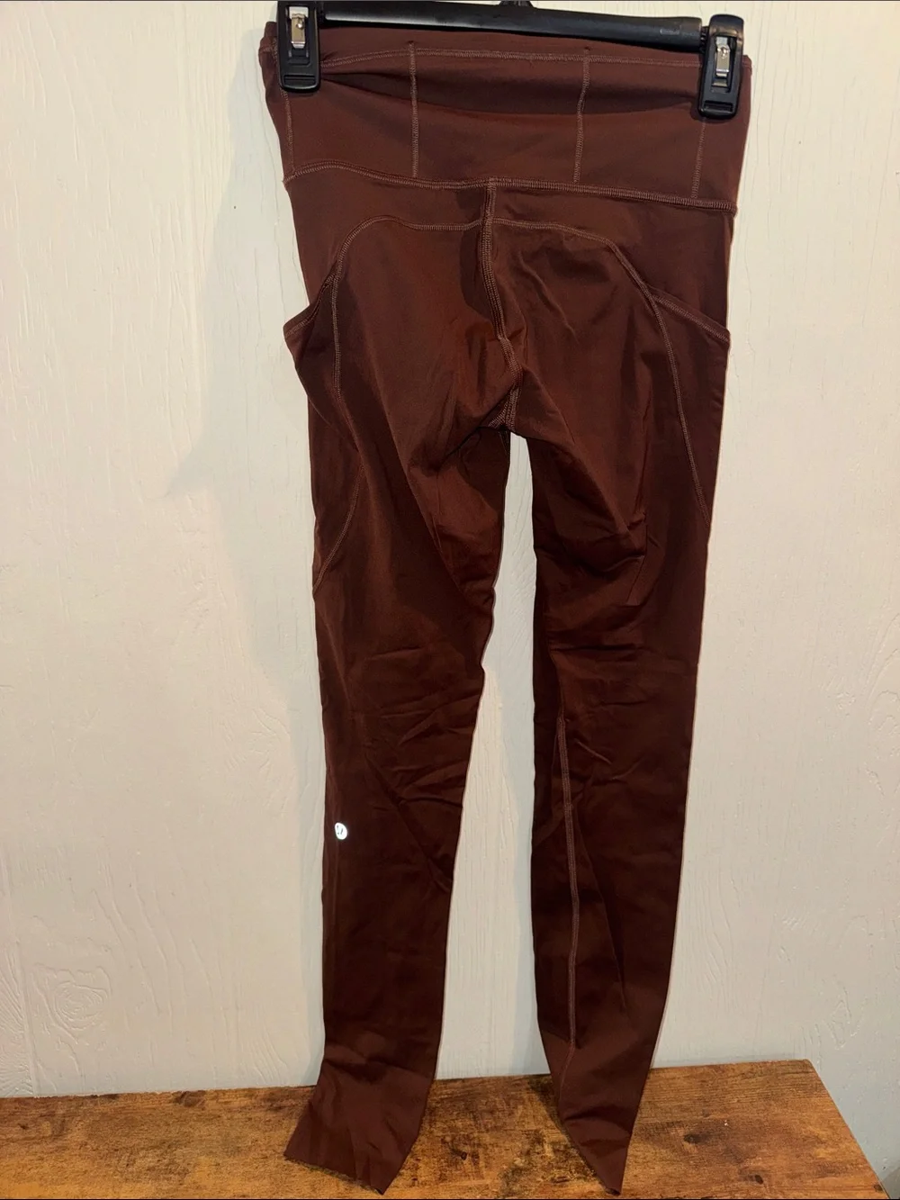 lululemon athletica Chocolate Brown High-Rise Leggings with Side Pockets
